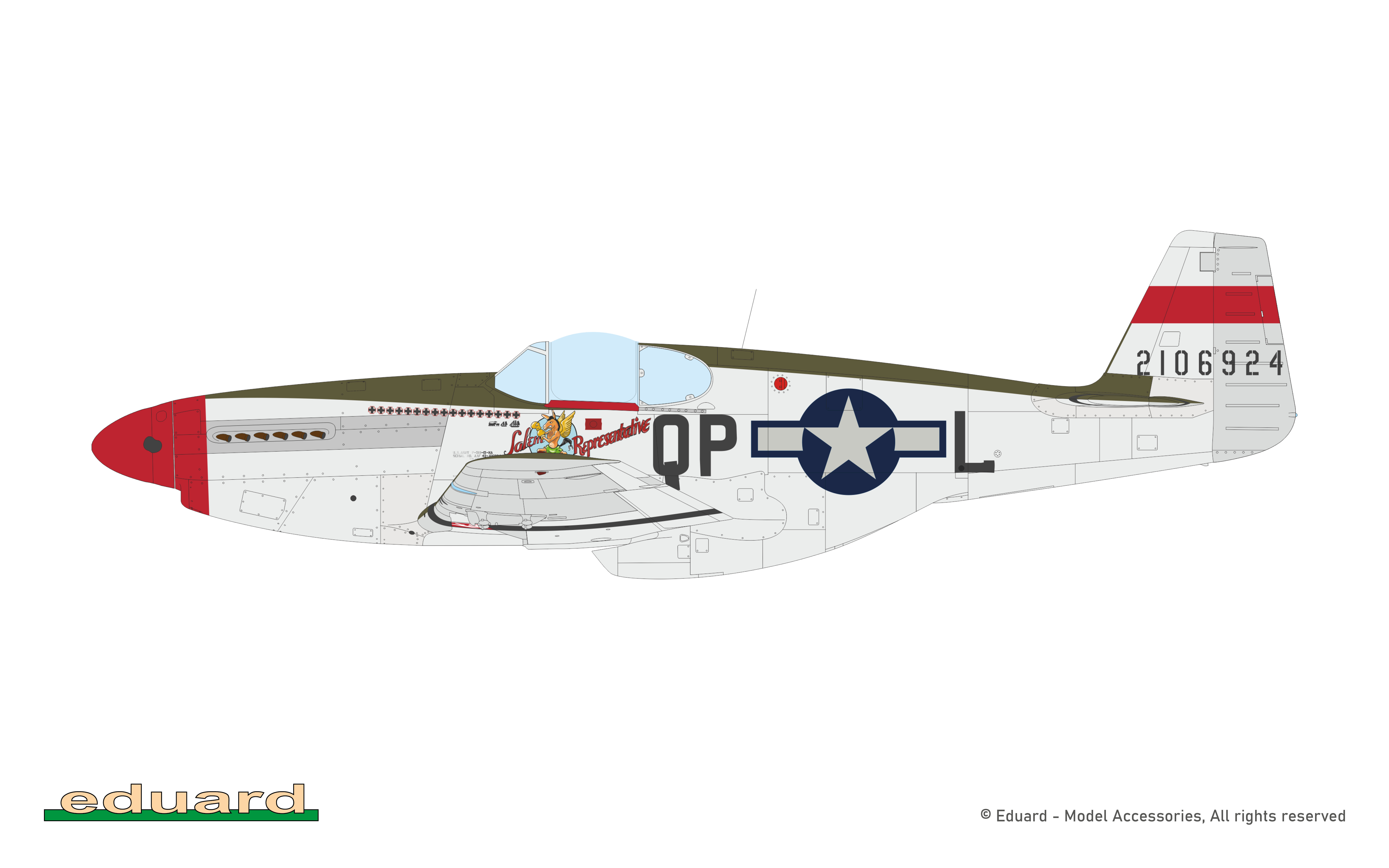 P-51B Mustang 1/32 - Eduard Store