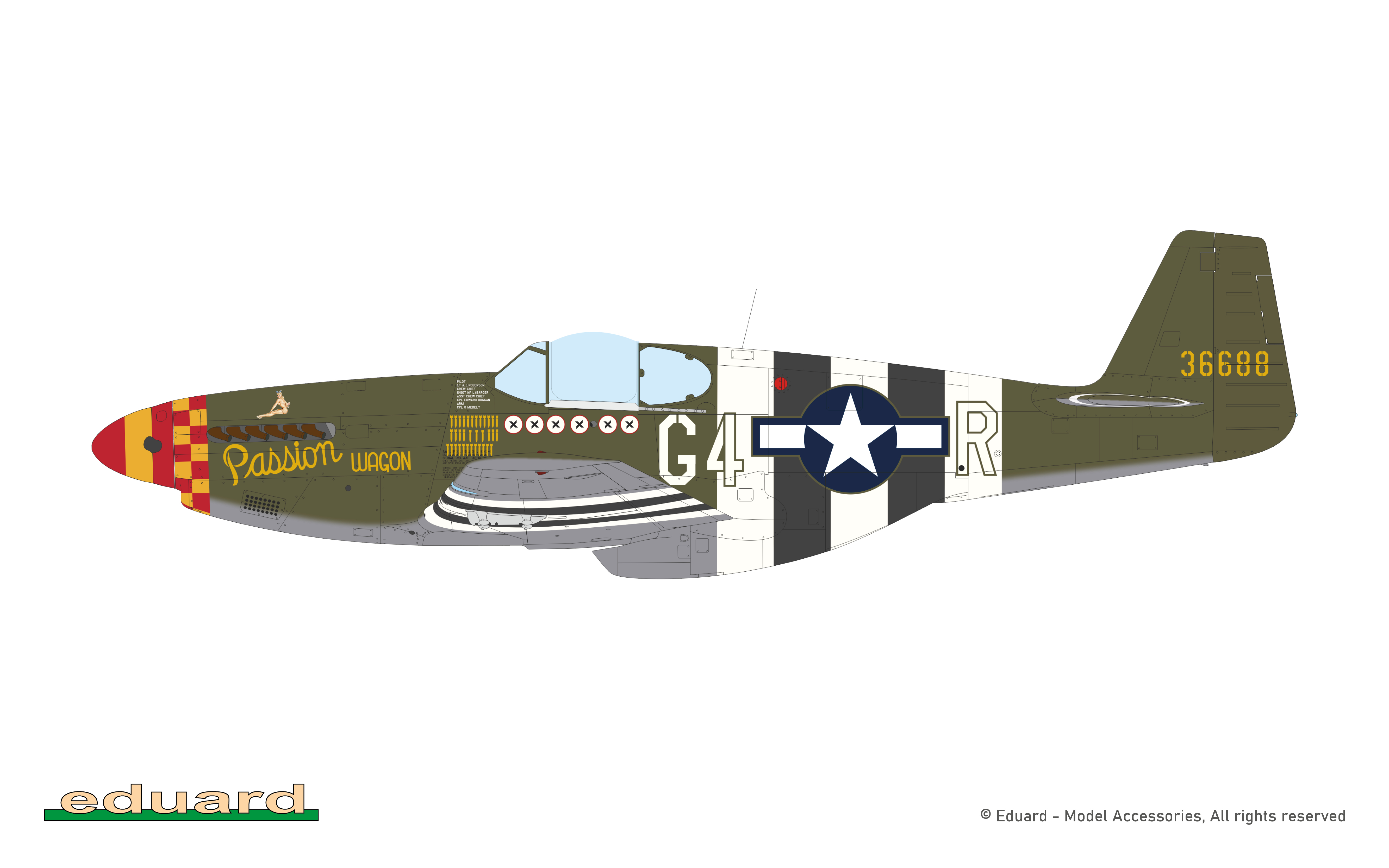 フライングスタイロ社 P-51B MUSTANG P-51B Mustang 1/32 - Eduard Store
