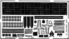 USS CV6 Enterprise 1/700 