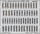 フィギュア -  ソビエト海軍 WWII　接着剤塗布済　3D 1/350 