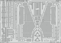 Spitfire Mk.IXc engine &amp; undercarriage 1/24 