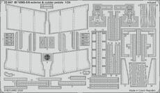 Bf 109G-5/6 exterior &amp; rudder pedals 1/24 