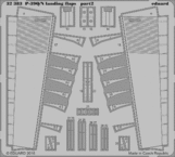 P-39Q/N　ランディングフラップ 1/32 