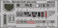 P-47D placards S.A. 1/32 