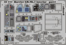 ハリアー GR.Mk.7　内装　接着剤塗布済 1/32 