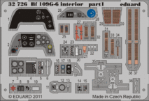 Bf 109G-6 　内装　接着剤塗布済 1/32 