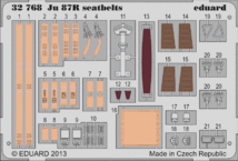 Ju 87R　シートベルト 1/32 