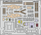 F-104 C2 upínací pásy 1/32 