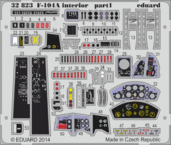 F-104A　内装　接着剤塗布済 1/32 