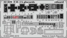 F4U-1A placards 1/32 