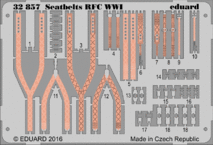 Seatbelts RFC WWI 1/32 