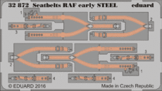 Seatbelts RAF early STEEL 1/32 