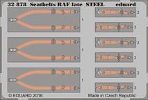 Seatbelts RAF late STEEL 1/32 