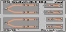 Tempest Mk.II стальные ремни 1/32 