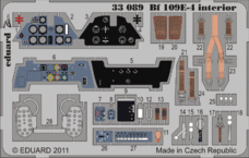 Bf 109E-4　内装　接着剤塗布済 1/32 