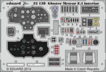 Gloster Meteor F.4 interiér S.A. 1/32 