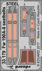 Fw 190A-8　シートベルト　スチール 1/32 