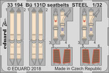 Bü 131D　シートベルト　スチール 1/32 