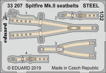 Spitfire Mk.II upínací pásy OCEL 1/32 