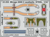 Mirage 2000 C seatbelts STEEL 1/32 