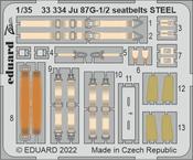 Ju 87G-1/2 стальные ремни 1/35 