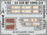 Bf 109G-2/4 seatbelts STEEL 1/32 