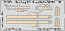 Sea Fury FB.11 seatbelts STEEL 1/32 