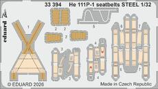 He 111P-1 seatbelts STEEL 1/32 