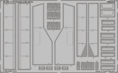 T-14 Armata side skirts 1/35 