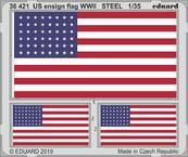 US ensign flag WWII STEEL 1/35 