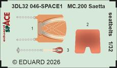 MC.200 Saetta seatbelts SPACE 1/32 