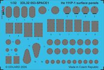 He 111P-1 surface panels SPACE 1/32 