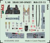 MiG-21F-13 black SPACE 1/48 