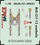 MiG-21F-13 seatbelts SPACE 1/48 