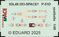 P-51D seatbelts SPACE 1/48 
