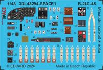 B-26C-45 Marauder cockpit &amp; nose SPACE 1/48 