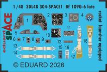 Bf 109G-6 late (rocket launcher equipped) SPACE 1/48 