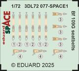 Bf 109G seatbelts SPACE 1/72 