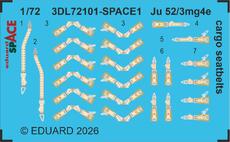 Ju 52/3mg4e cargo seatbelts SPACE 1/72 