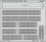 B-17F ammo feed chutes 1/48 