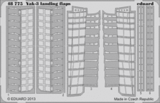 Yak-3　ランディングフラップ 1/48 