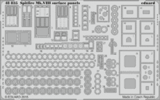 Spitfire Mk.VIII povrchové panely 1/48 
