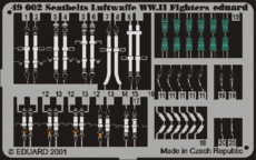 Upínací pásy stíhačů Luftwaffe 2.sv.v. 1/48 