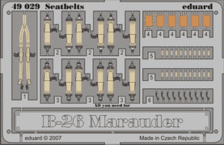 B-26 seatbelts 1/48 