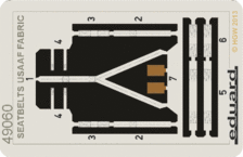 シートベルト USAAF　ファブリック 1/48 