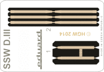 SSW D.III seatbelts FABRIC 1/48 