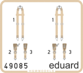 Seatbelts Luftwaffe WWII bombers SUPERFABRIC 1/48 