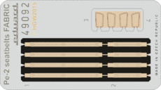 Pe-2シートベルト　ファブリック 1/48 