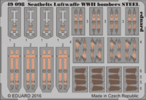 Seatbelts Luftwaffe WWII bombers STEEL 1/48 