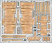 B-17G wooden floors &amp; ammo boxes 1/48 